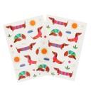 Rex London Sausage Dog Temporary Tattoos